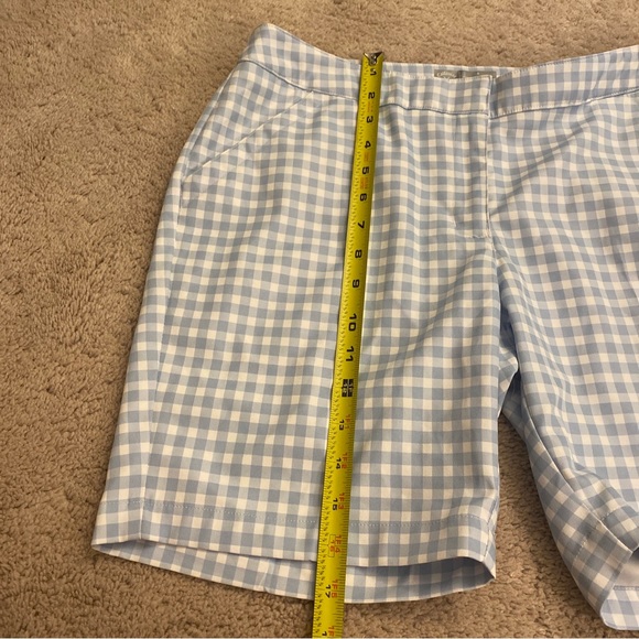 COPY - Callaway Opti-dri Size 8 Gingham Blue Checkered Athletic Golf Bermuda Sh… - Picture 7 of 8